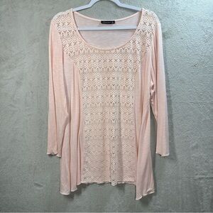 Miraclebody By Miraclesuit Tunic Super Soft Petal Pink Lightweight‎ Women’s XL